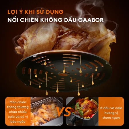 Nồi Chiên Không Dầu Gaabor GA-M45A02 5
