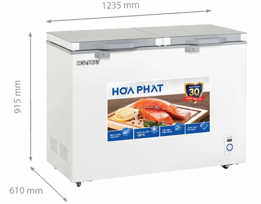 Tủ Đông Mát Hòa Phát 245 Lít HPF BD6245.T1 2