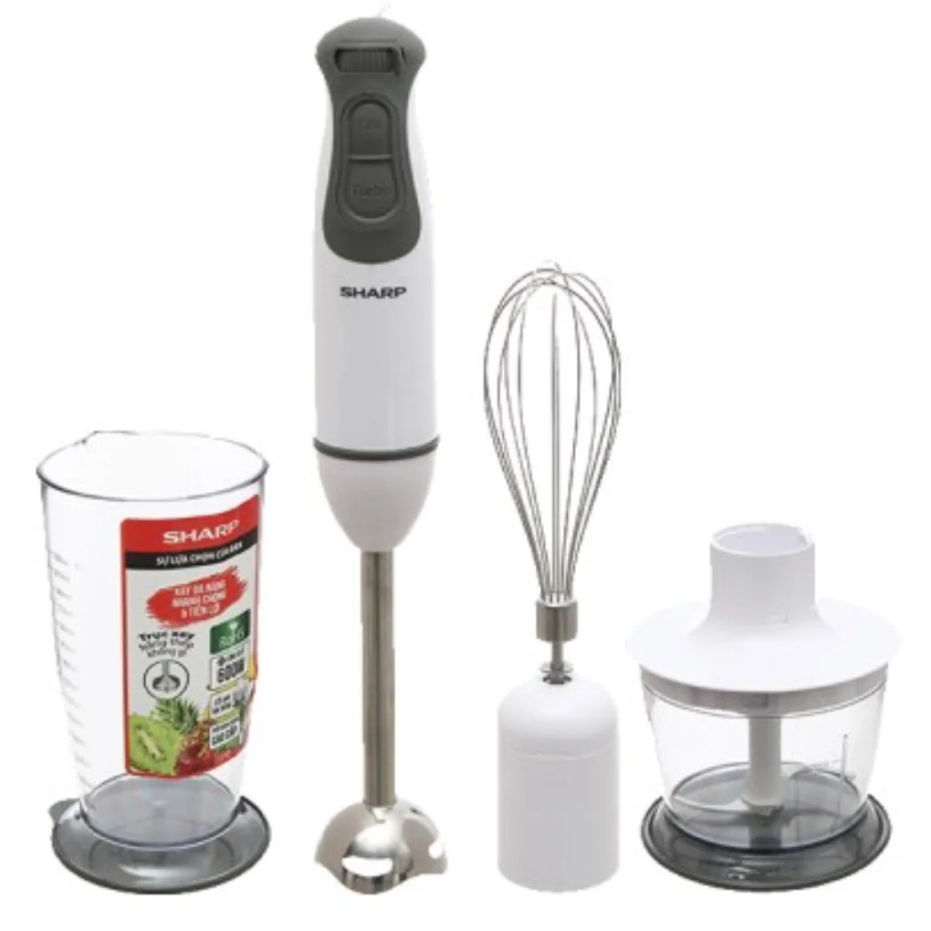 Máy Xay Cầm Tay Sharp EM-H076SV-WH 0