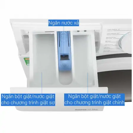 Máy Giặt Casper Inverter 10.5 KG WF-105I140BWC 2