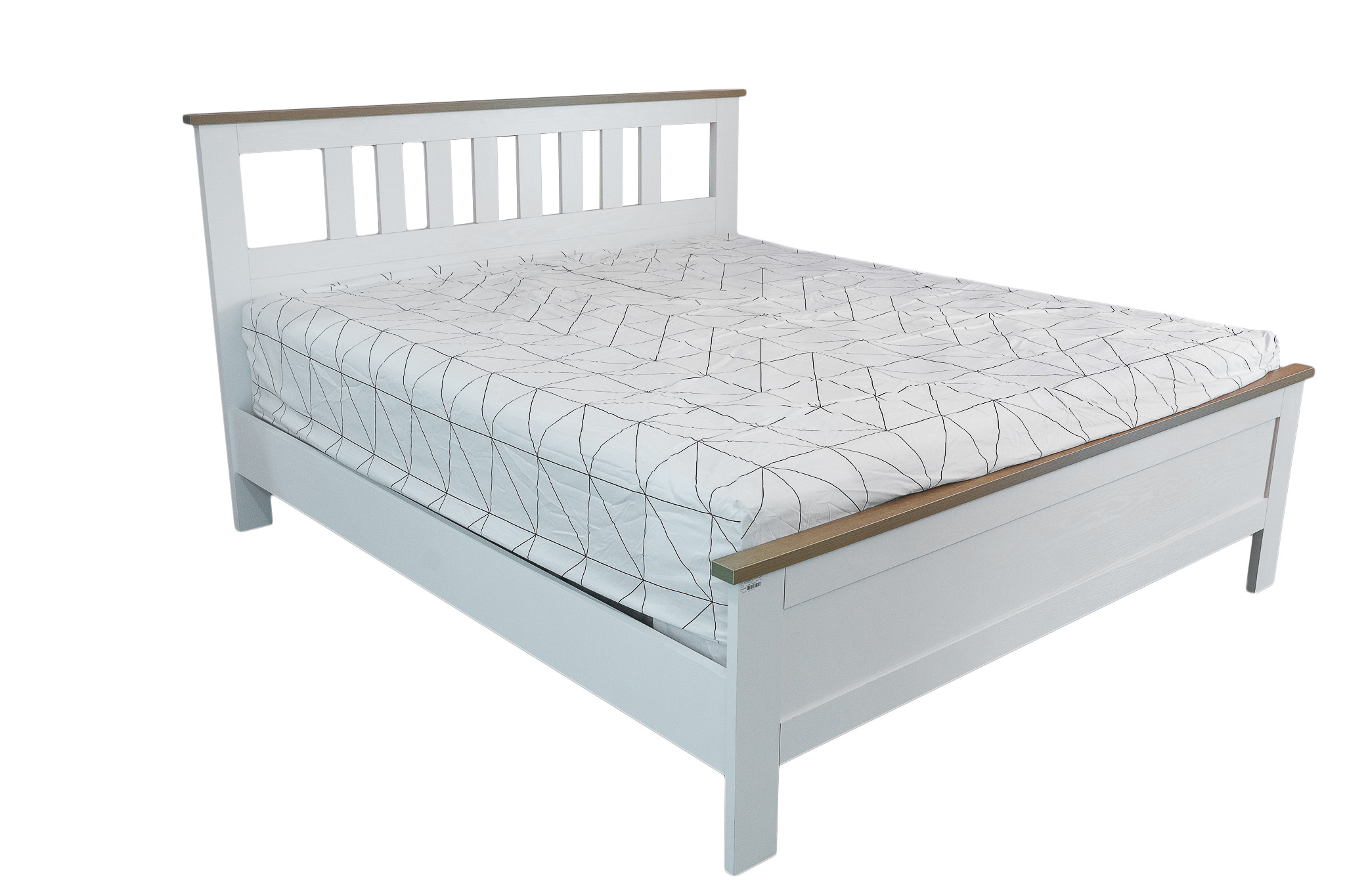 Giường HANA UA875-B 1.8M Trắng 2