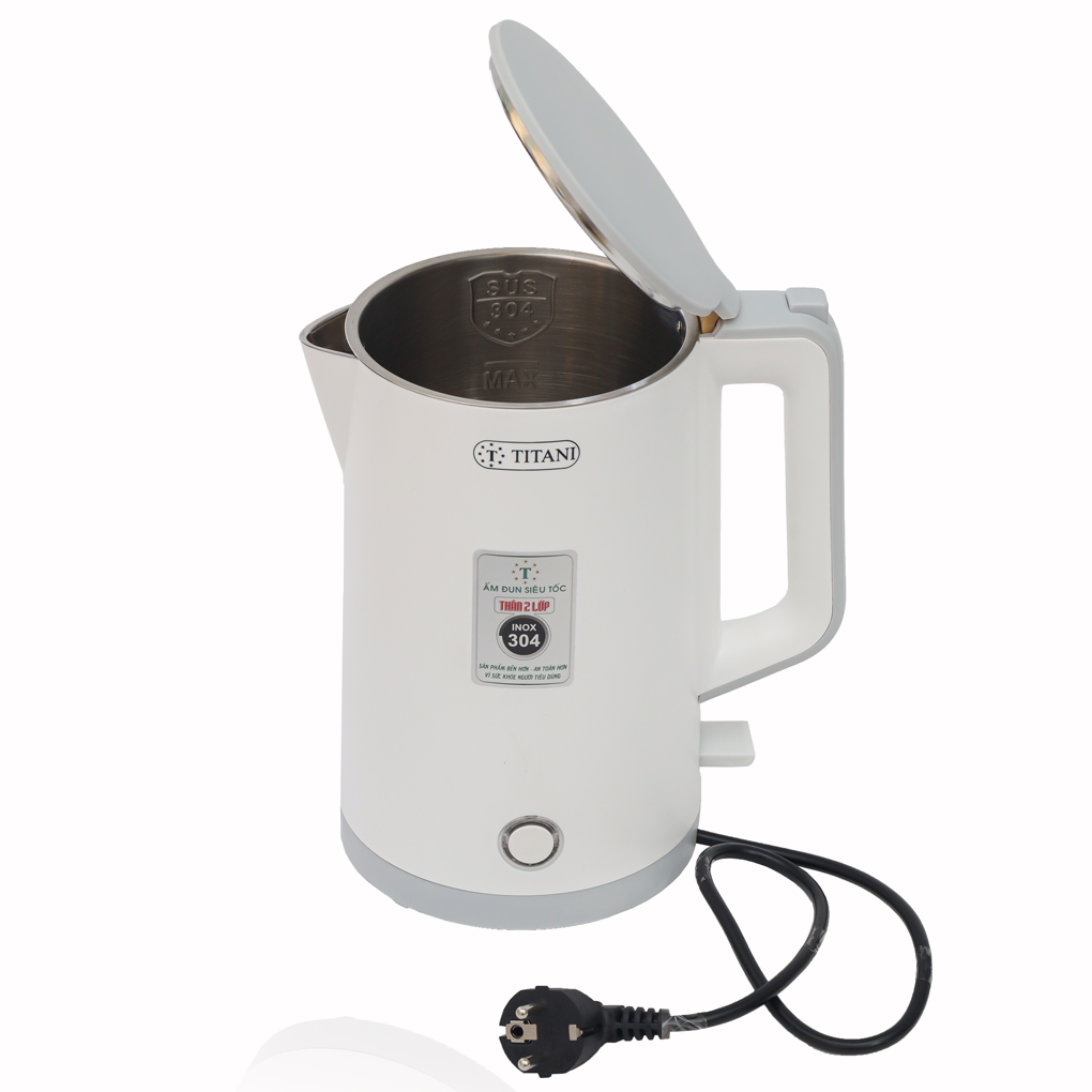 Bình Đun 2 Lớp Cao Cấp Titani TK-1825W 1