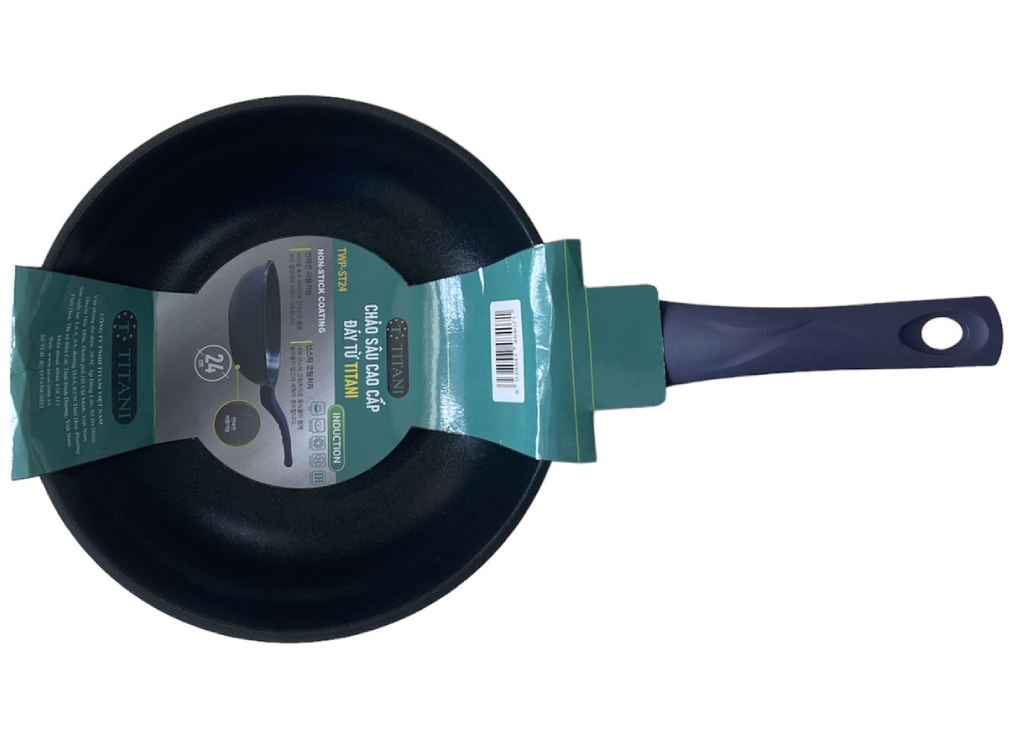 Chảo Sâu Cao Cấp Đáy Từ Titani TWP-ST24 2