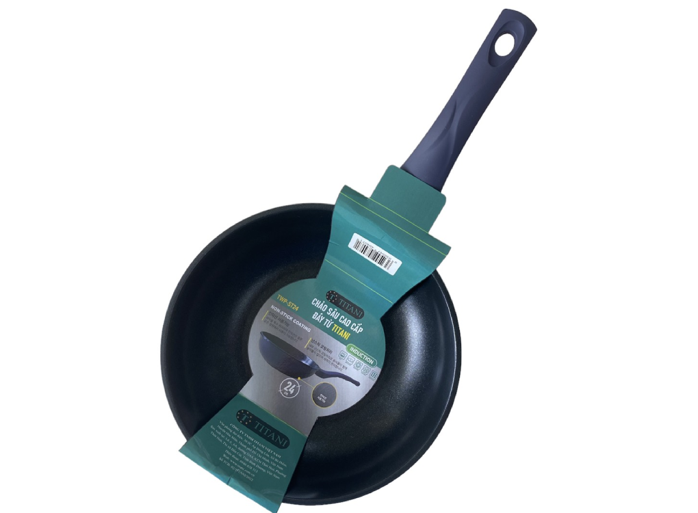 Chảo Sâu Cao Cấp Đáy Từ Titani TWP-ST24 3