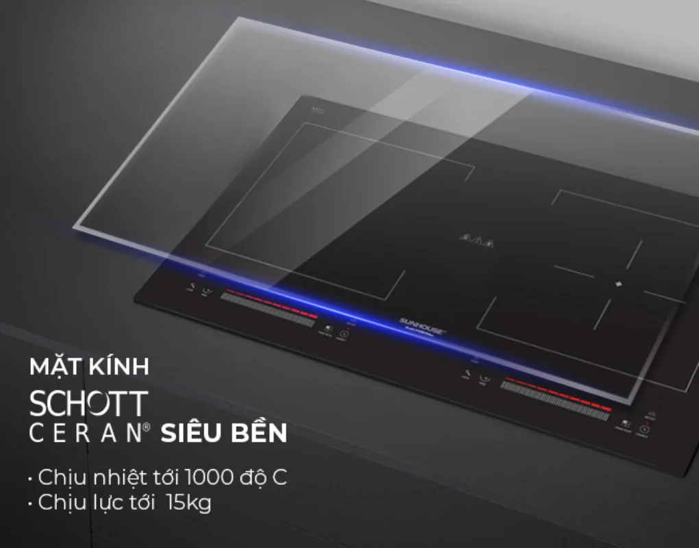 Bếp Đôi Điện Từ Sunhouse SHB9208 NEW - Thái Lan 9