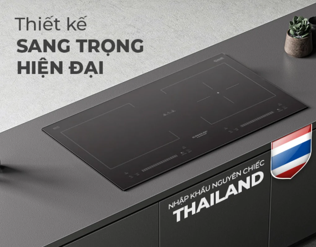 Bếp Đôi Điện Từ Sunhouse SHB9208 NEW - Thái Lan 5