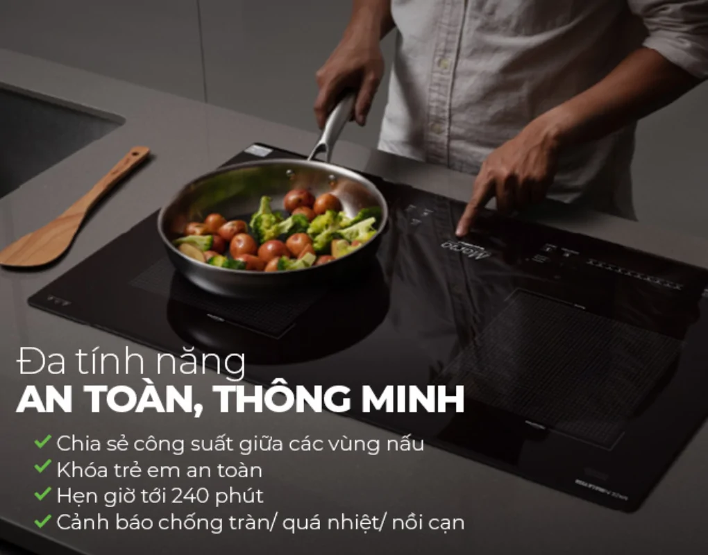 Bếp Đôi Điện Từ Sunhouse SHB9208 NEW - Thái Lan 7