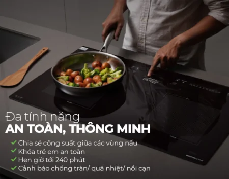 Bếp Đôi Điện Từ Sunhouse SHB9208 NEW - Thái Lan 7