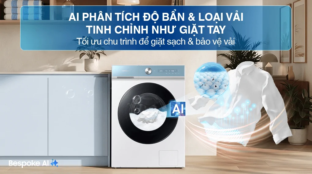 Máy Giặt Sấy Samsung Inverter 14/8 Kg WD14BB944DGMSV