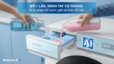 Máy Giặt Sấy Samsung Inverter 14/8 Kg WD14BB944DGMSV