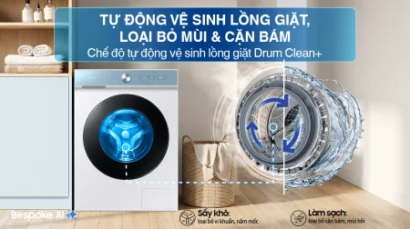Máy Giặt Sấy Samsung Inverter 14/8 Kg WD14BB944DGMSV