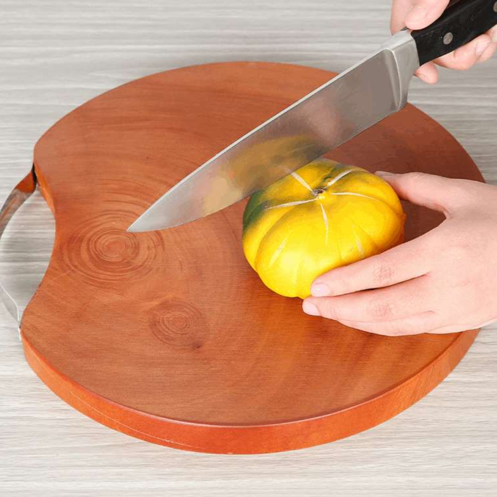 Thớt Tròn Móc Inox Gỗ Xà Cừ Thanh Tú 25cm 1