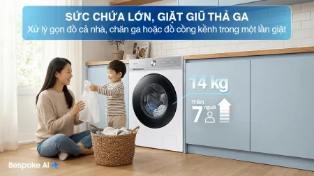 Máy Giặt Samsung Inverter 14 Kg WW14BB944DGHSV