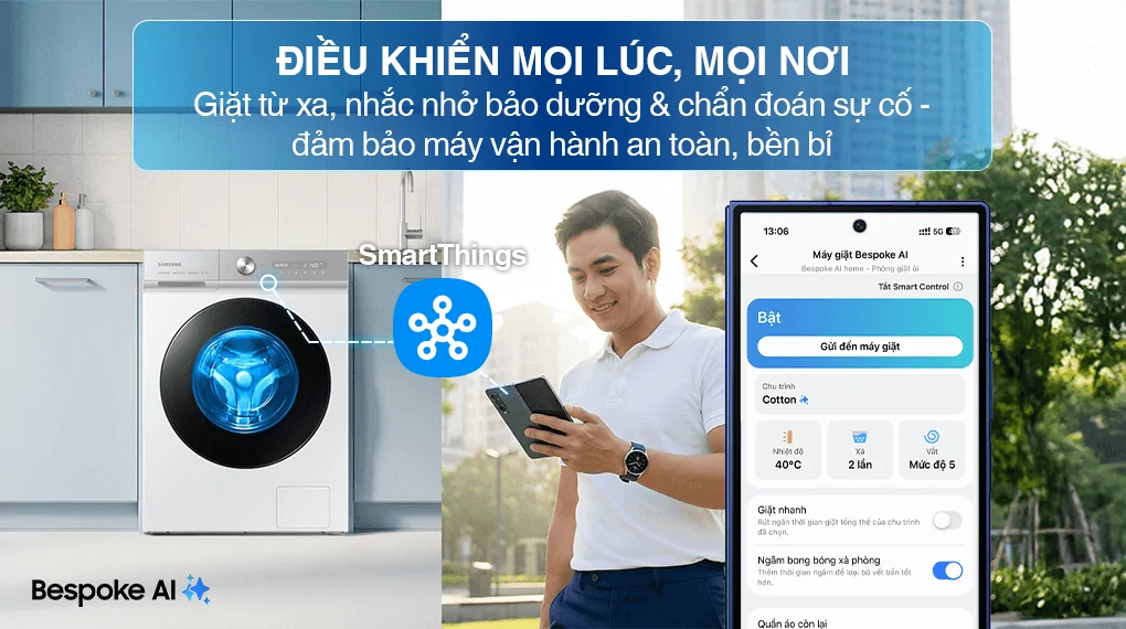 Máy Giặt Samsung Inverter 14 Kg WW14BB944DGHSV