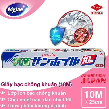 Giấy Bạc Kháng Khuẩn Toyal 25 x 10m 4