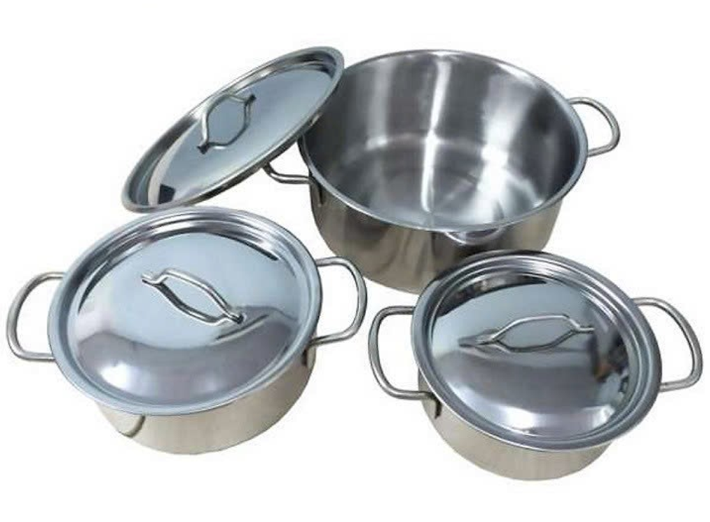 Bộ 3 Nồi Inox 1 Đáy Rainy RN06TTY 0