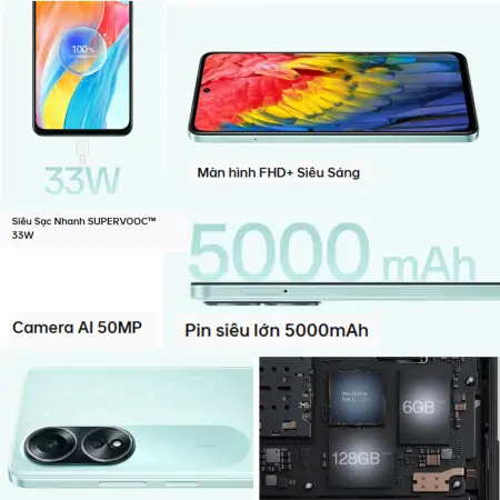 OPPO A58 (6GB+128GB) 0