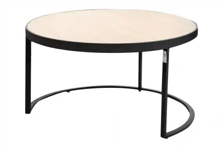 Bàn Coffee (2 Cái) MLM-181389 Đen/gỗ 4