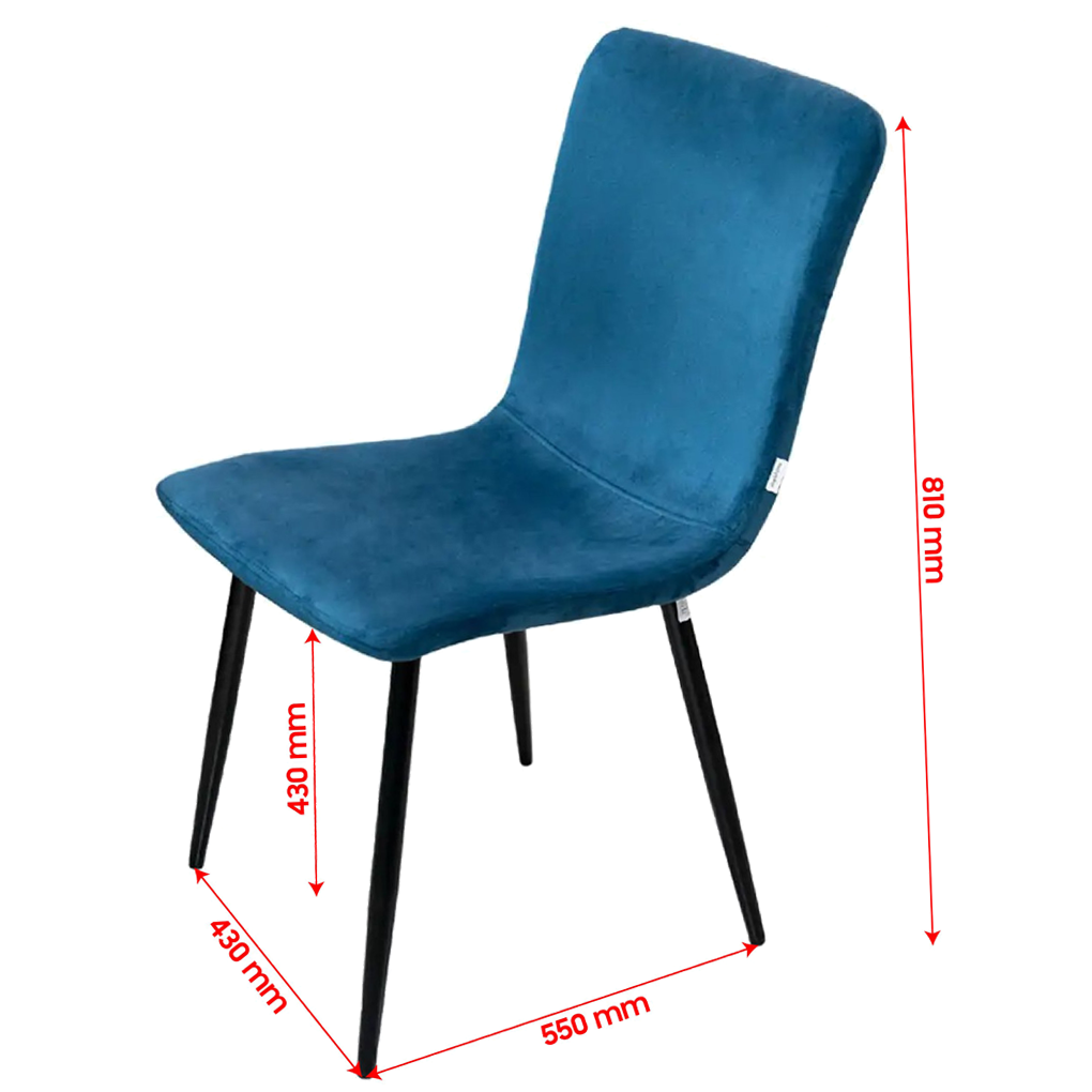 Bộ Bàn Ăn MLM-181357 + 4 Ghế Ăn MLM-181311 Xanh 0