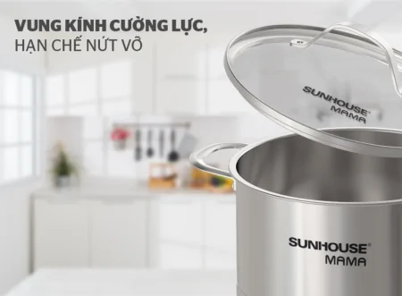 Bộ Nồi Inox 5 Đáy Sunhouse Mama SHG502 1