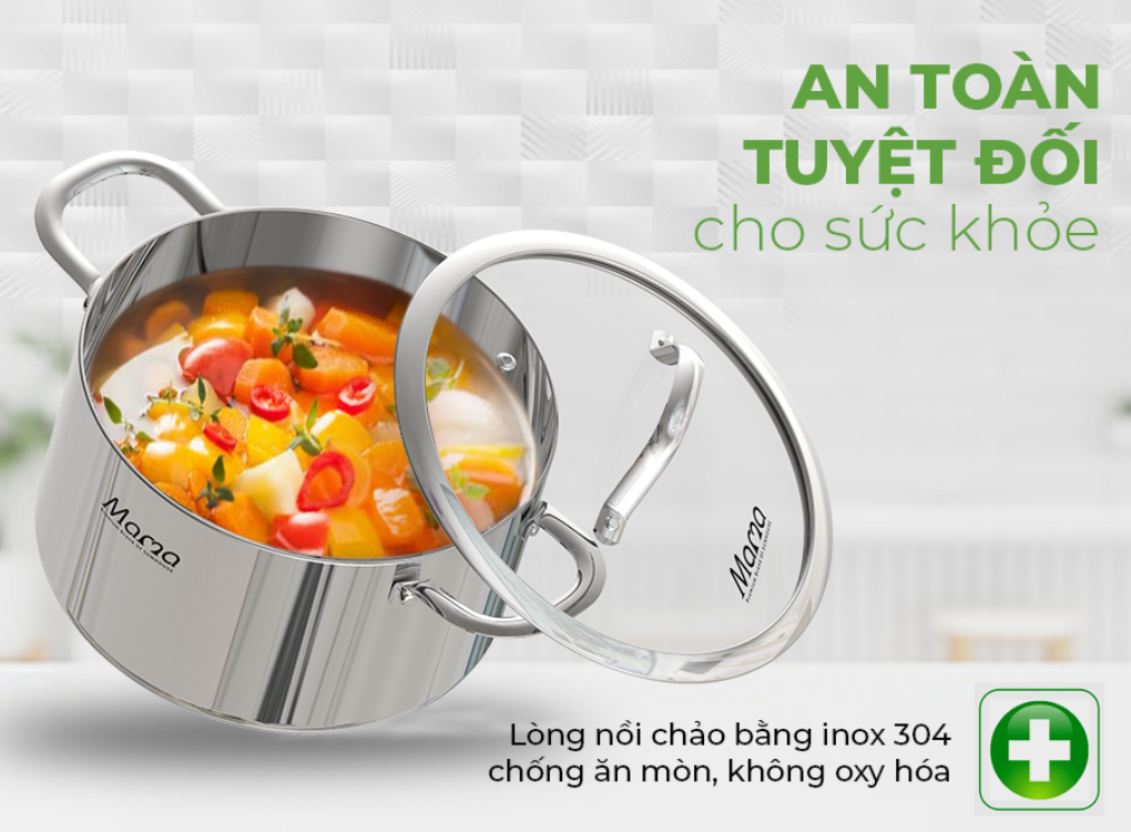 Bộ Nồi Inox Đa Lớp Sunhouse Mama SHG701 1