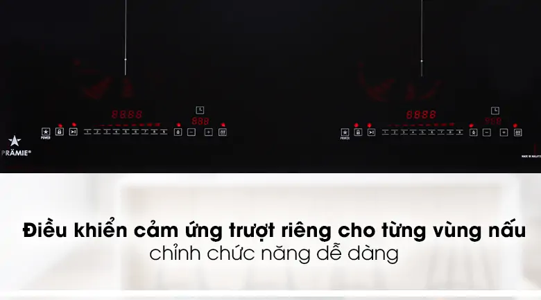 Bếp Điện Từ Đôi Âm Pramie PRMY-2208 - Malaysia 11