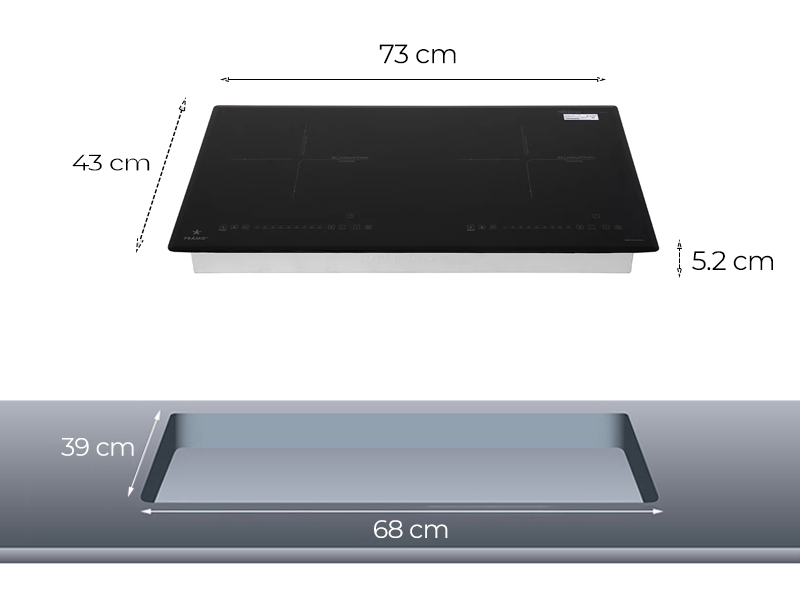 Bếp Điện Từ Đôi Âm Pramie PRMY-2208 - Malaysia 12