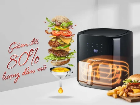 Nồi Chiên Không Dầu Sanaky VH-60AT1 7