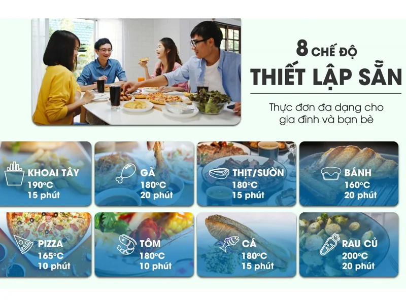 Nồi Chiên Không Dầu Sanaky VH-60AT1 8