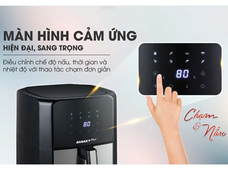 Nồi Chiên Không Dầu Sanaky VH-60AT1 9