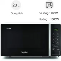 Lò Vi Sóng Kết Hợp Nướng Whirlpool MWP203WV 20 Lít