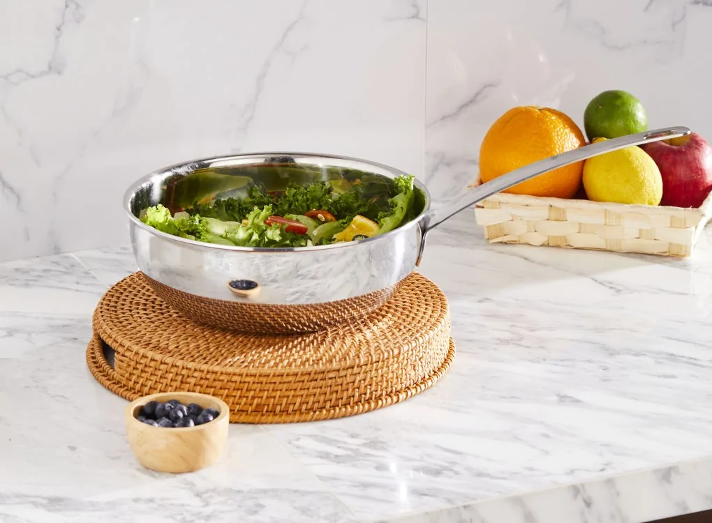 Chảo Sâu Lòng 3 Lớp 22cm Edelkochen ED-22-3L 0