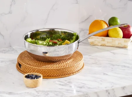 Chảo Sâu Lòng 3 Lớp 22cm Edelkochen ED-22-3L 0