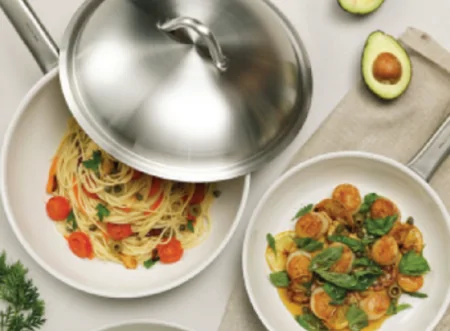 Chảo Inox 3 Lớp Edelkochen Chống Dính Ceramic 24cm EC-124 0