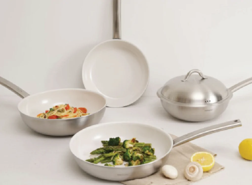 Chảo Inox 3 Lớp Edelkochen Chống Dính Ceramic 28cm EC-128 3