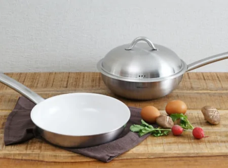 Chảo Sâu Inox 3 Lớp Edelkochen Chống Dính Ceramic 28cm Nắp Inox EC-228N 1
