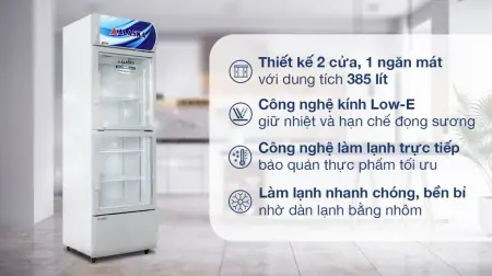 Tủ Mát Alaska 385 Lít LC-385D 0