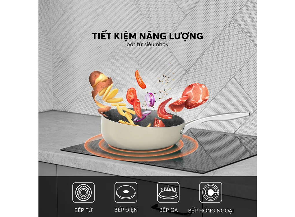 Chảo Chống Dính Full induction Elmich Hera EL8251 Size 24cm 13