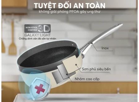 Chảo Chống Dính Full induction Elmich Hera EL8255 Size 28cm 5