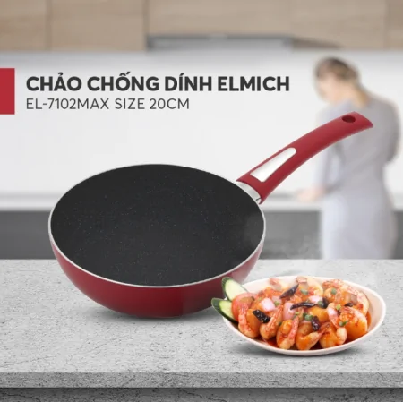 Chảo Chống Dính Elmich EL-7102Max Size 20cm 5