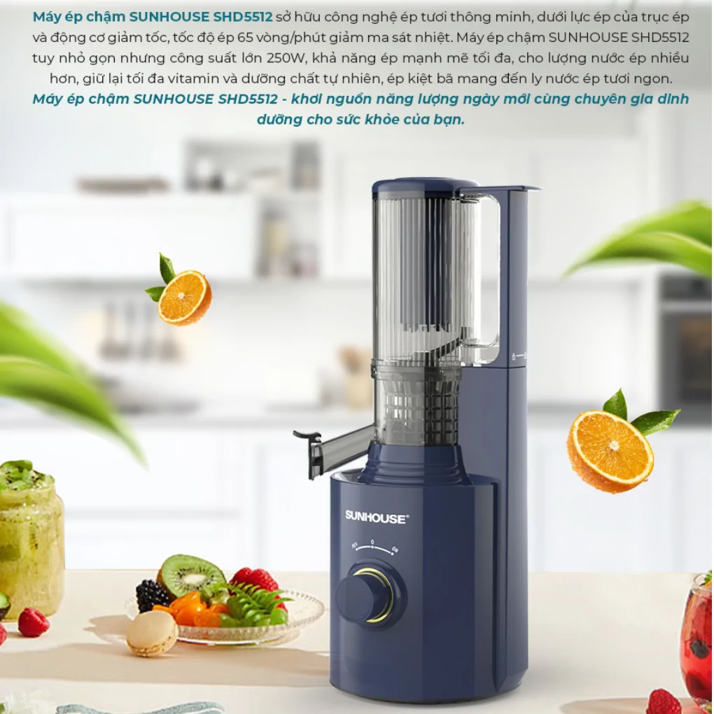 Máy Ép Chậm Sunhouse SHD5512 5