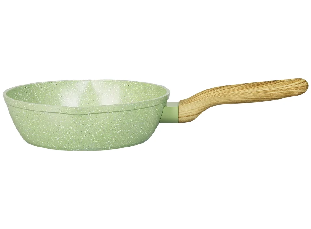 Chảo Sâu Men Đá Miệng Rót Greencook 28cm GCP231-28IH 0