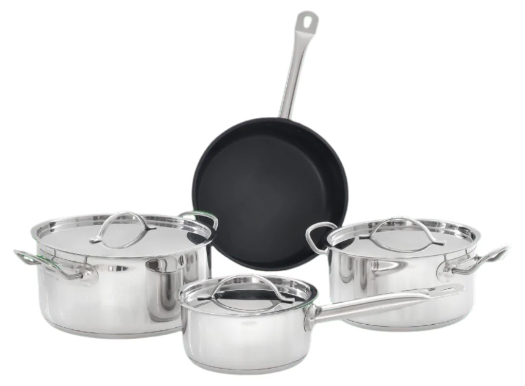 Bộ Nồi Chảo Inox 304 Tomate TOM 0707