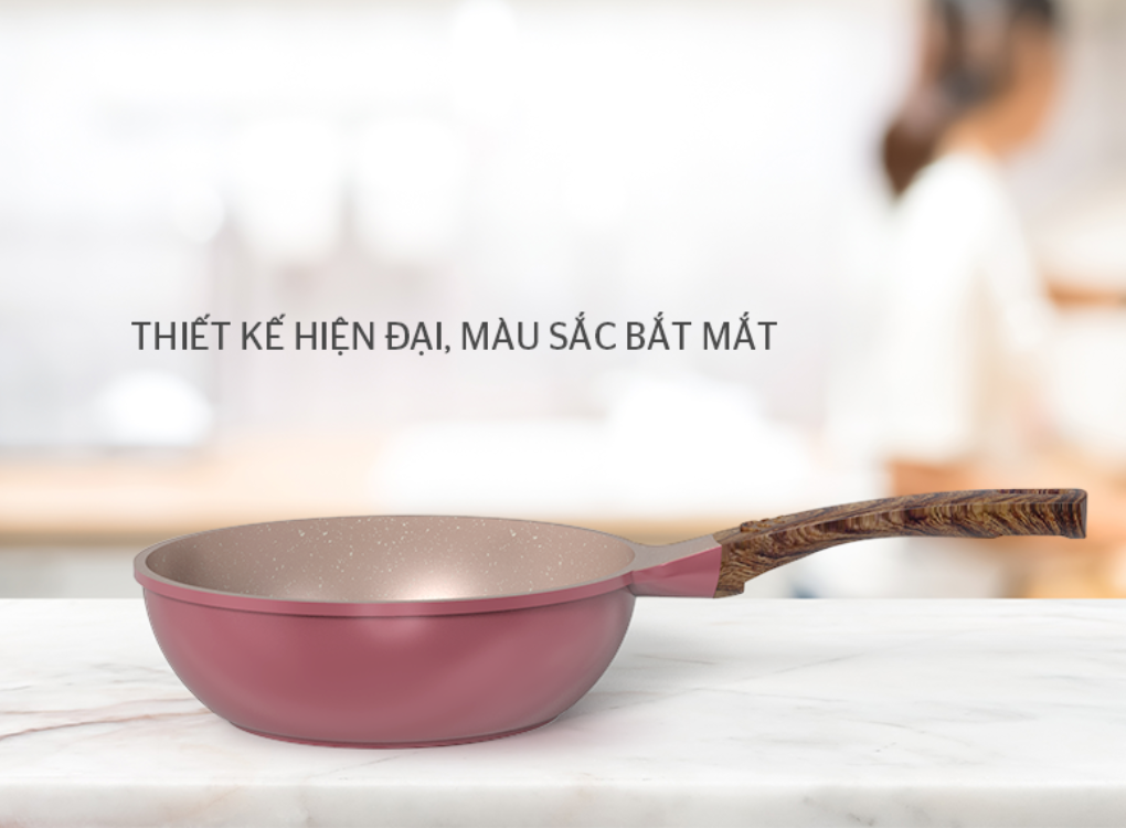 Chảo Sâu Siêu Bền Đá Dura Pro Sunhouse DP20MP 1