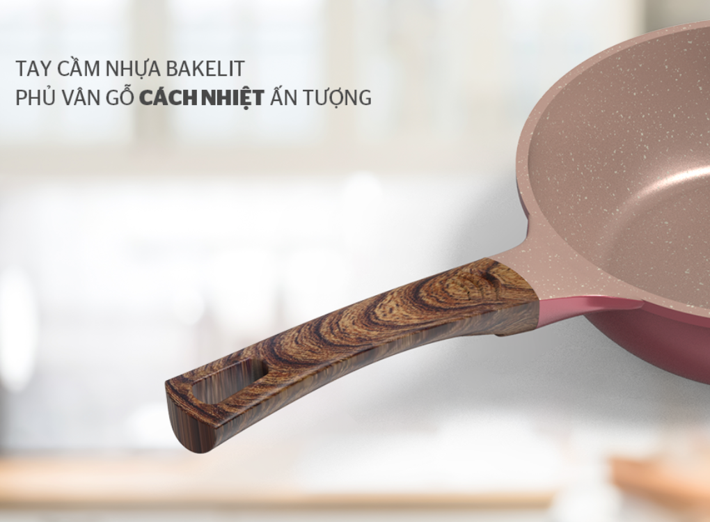 Chảo Sâu Siêu Bền Đá Dura Pro Sunhouse DP20MP 2