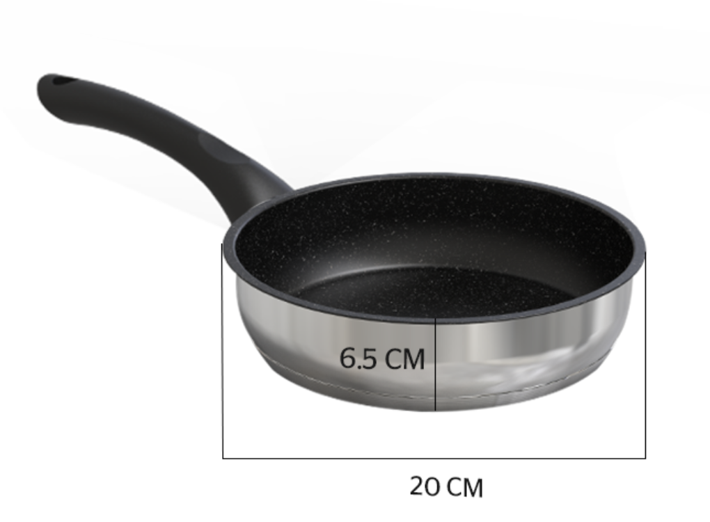 Chảo Inox 5 Đáy Sunhouse IN20M4 0