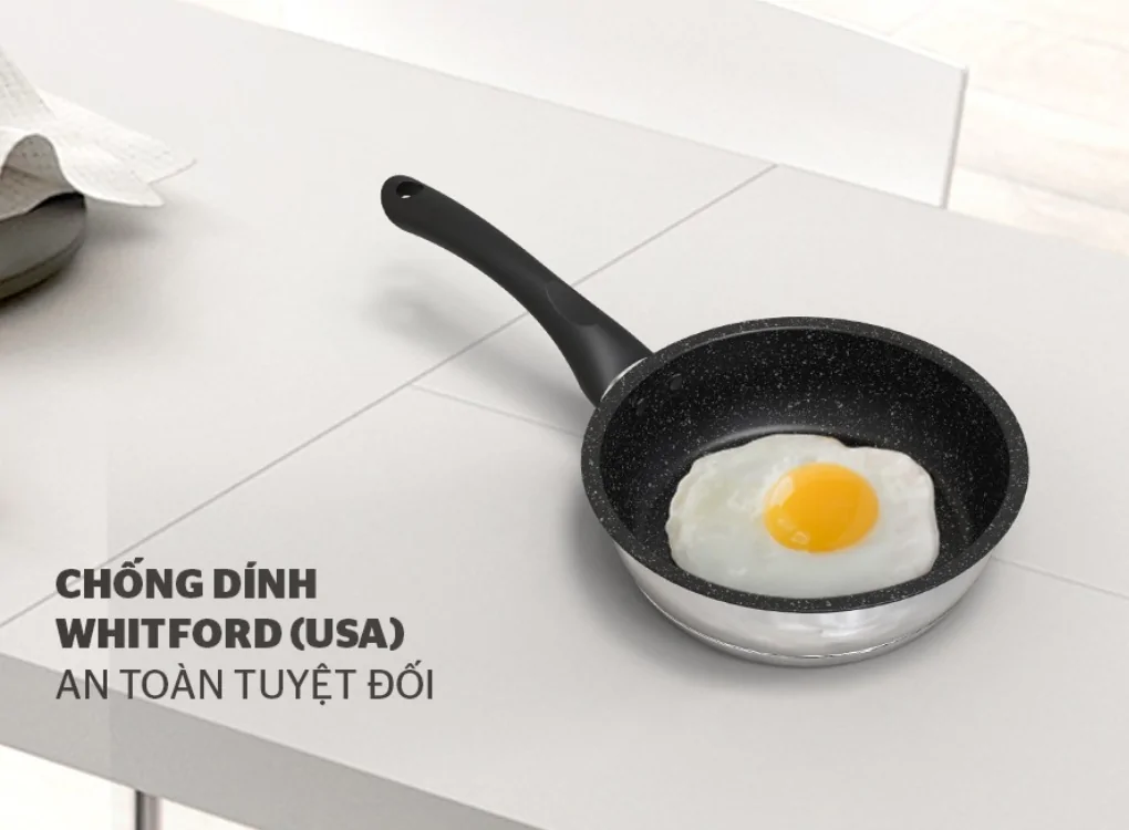 Chảo Inox 5 Đáy Sunhouse IN24M4 2