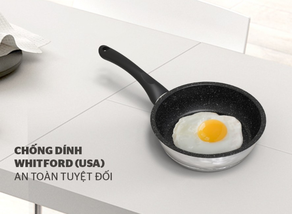 Chảo Inox 5 Đáy Sunhouse IN26M4 2