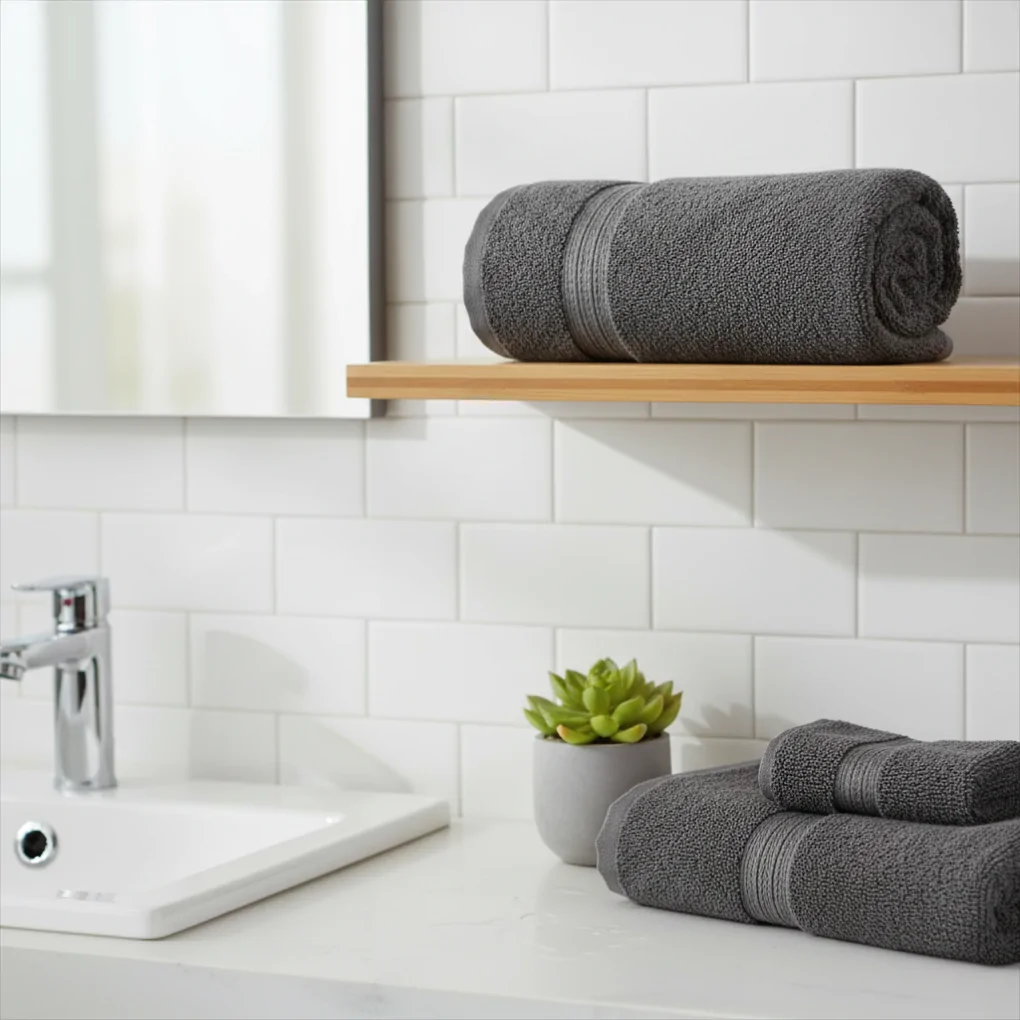 Khăn Tắm Purely Indulgent 1630990 Xám