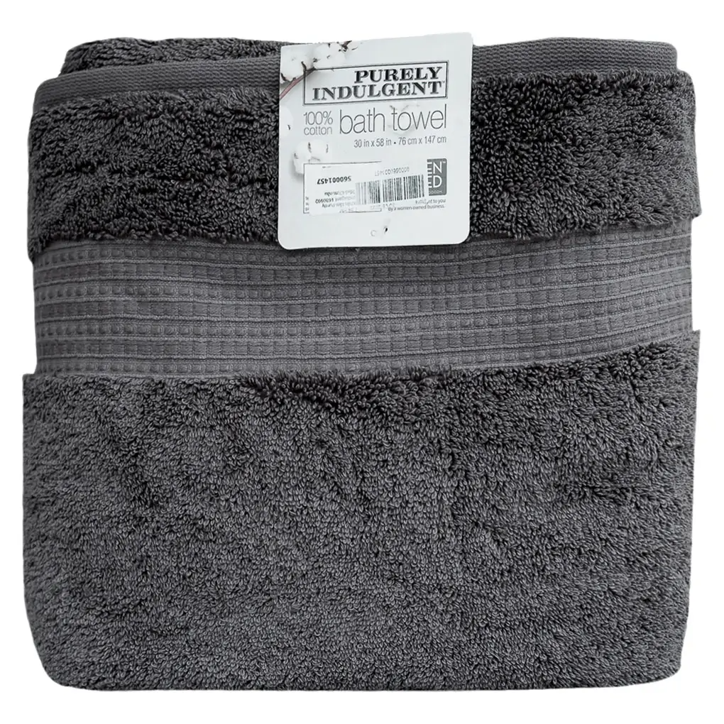 Khăn Tắm Purely Indulgent 1630990 Xám 2